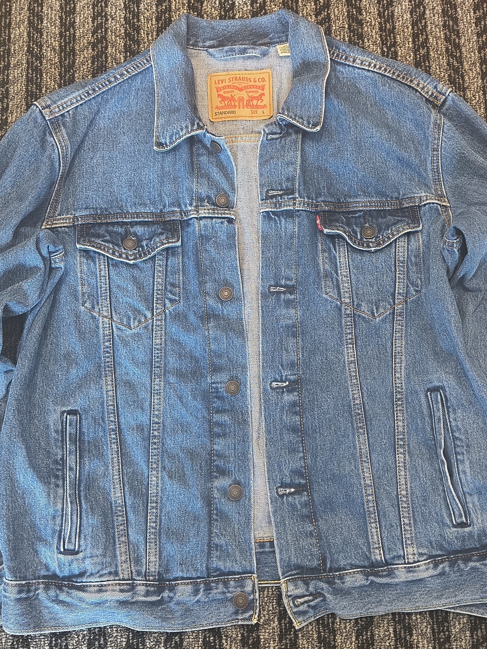 Levi's Trucker Jacket Denim Jacket Blue Size Large